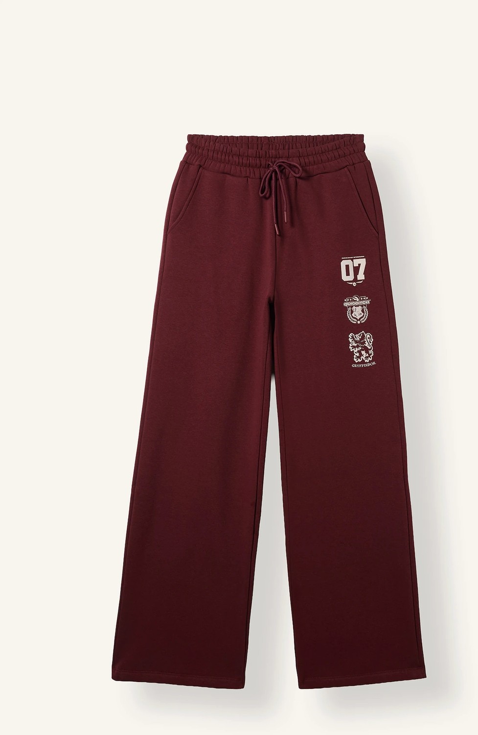 DeFacto Harry Potter Wide Leg Beli Bağcıklı Baskılı Kalın Kumaş Eşofman Altı I3173AX26AU görsel 6