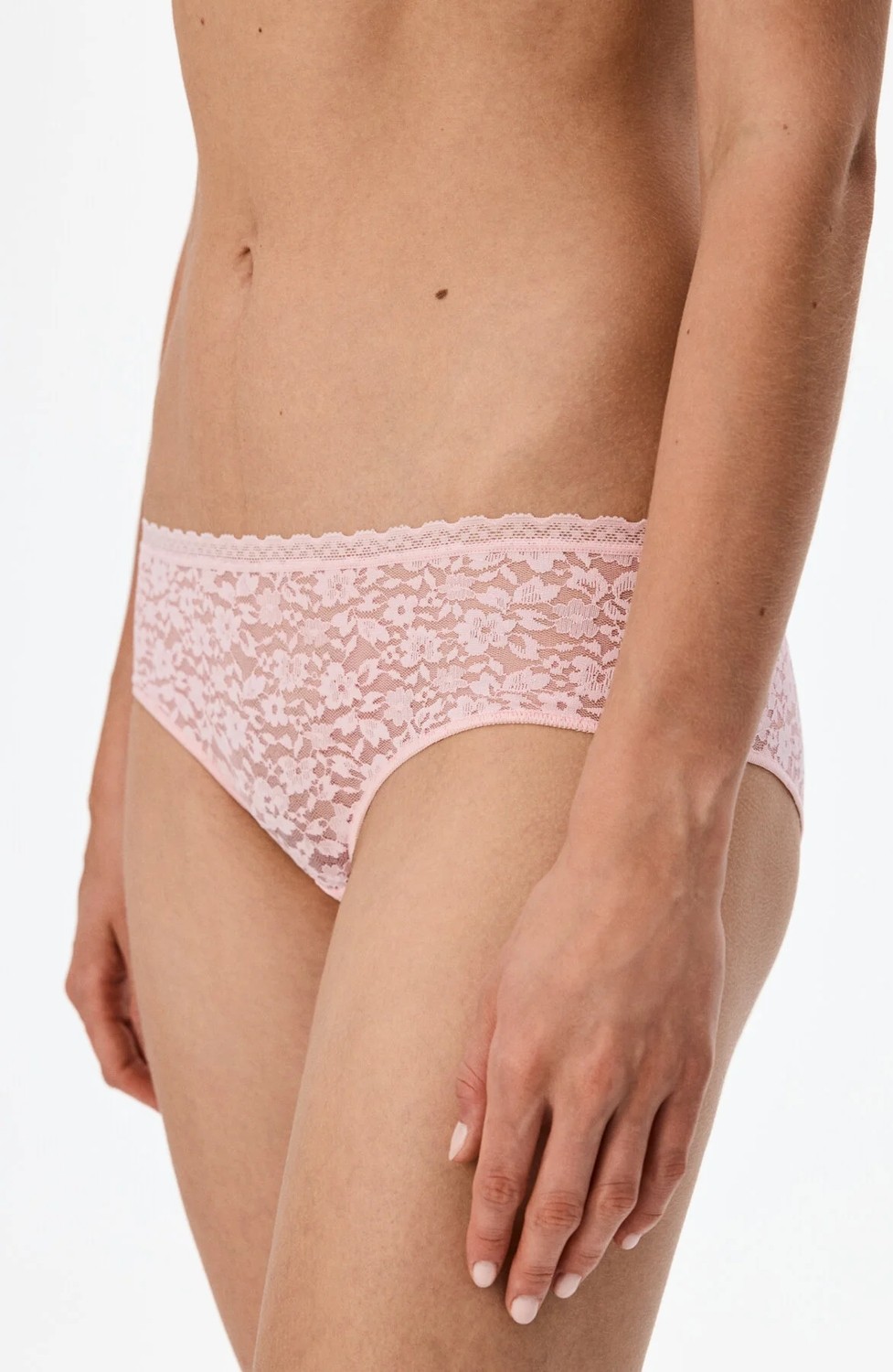 Penti Pembe Easy Dantel Çiçekli Hipster Külot