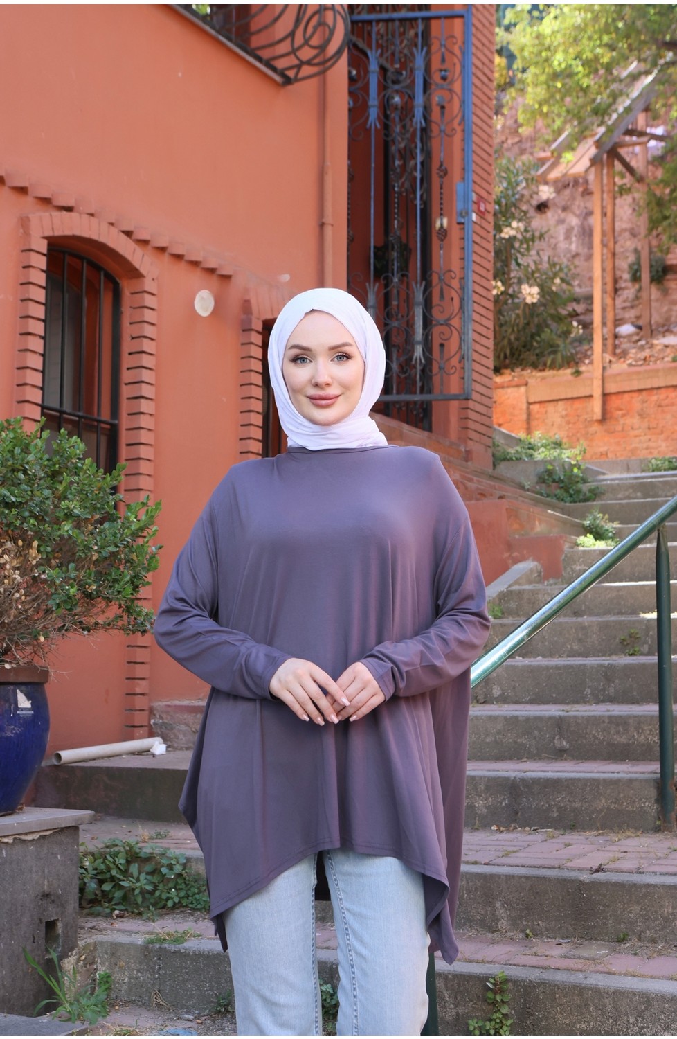 Nisum Moda Yanları Yırtmaçlı Salaş Tunik görsel 3