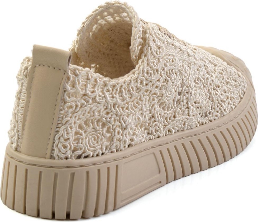Bambi Bej Leather Kadın Sneaker K01331175016 görsel 6