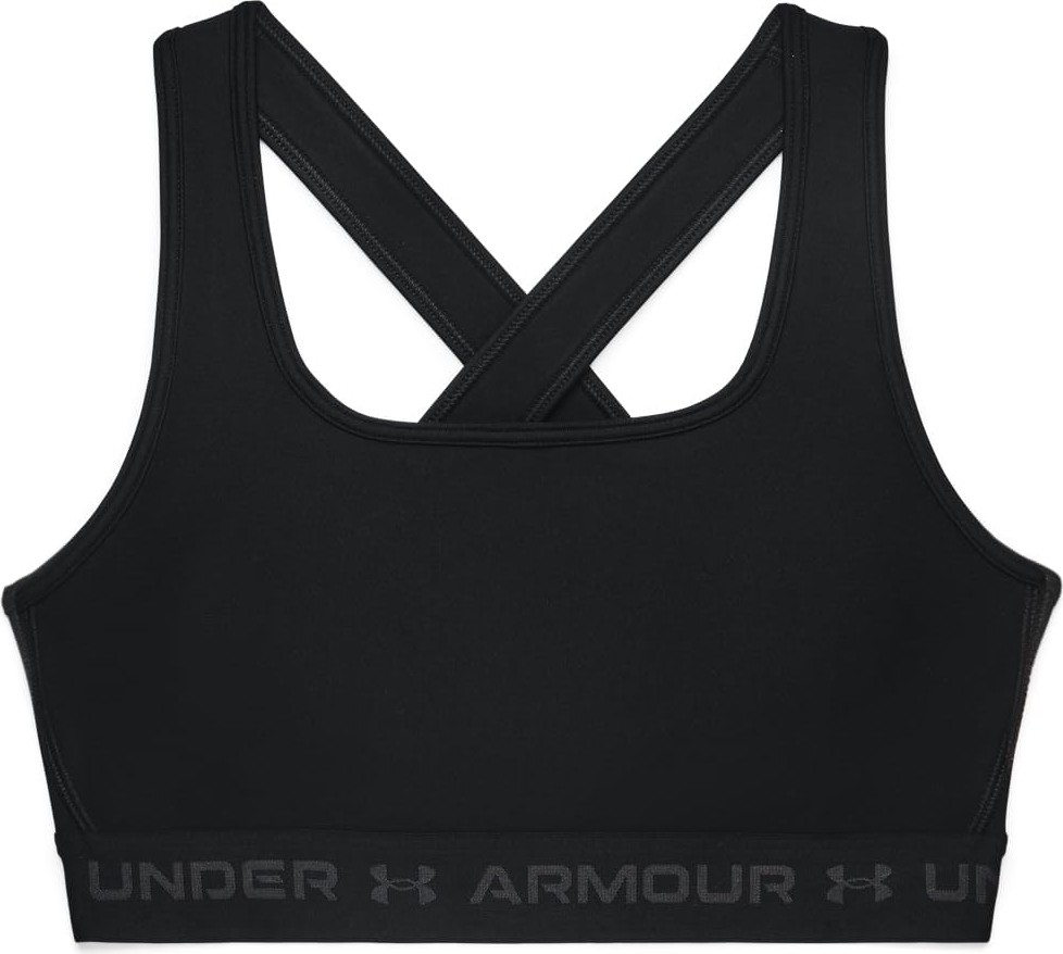 Kadın Ua Crossback Mid Heather Bra Spor Sütyeni görsel 4