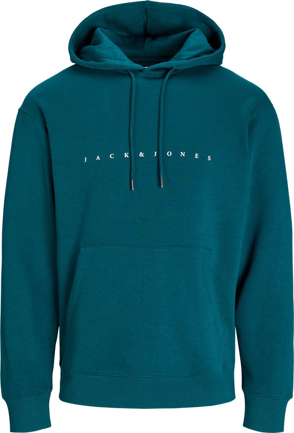 Jack & Jones JJESTAR JJ SWEAT HOOD NOO Petrol Erkek Sweatshirt