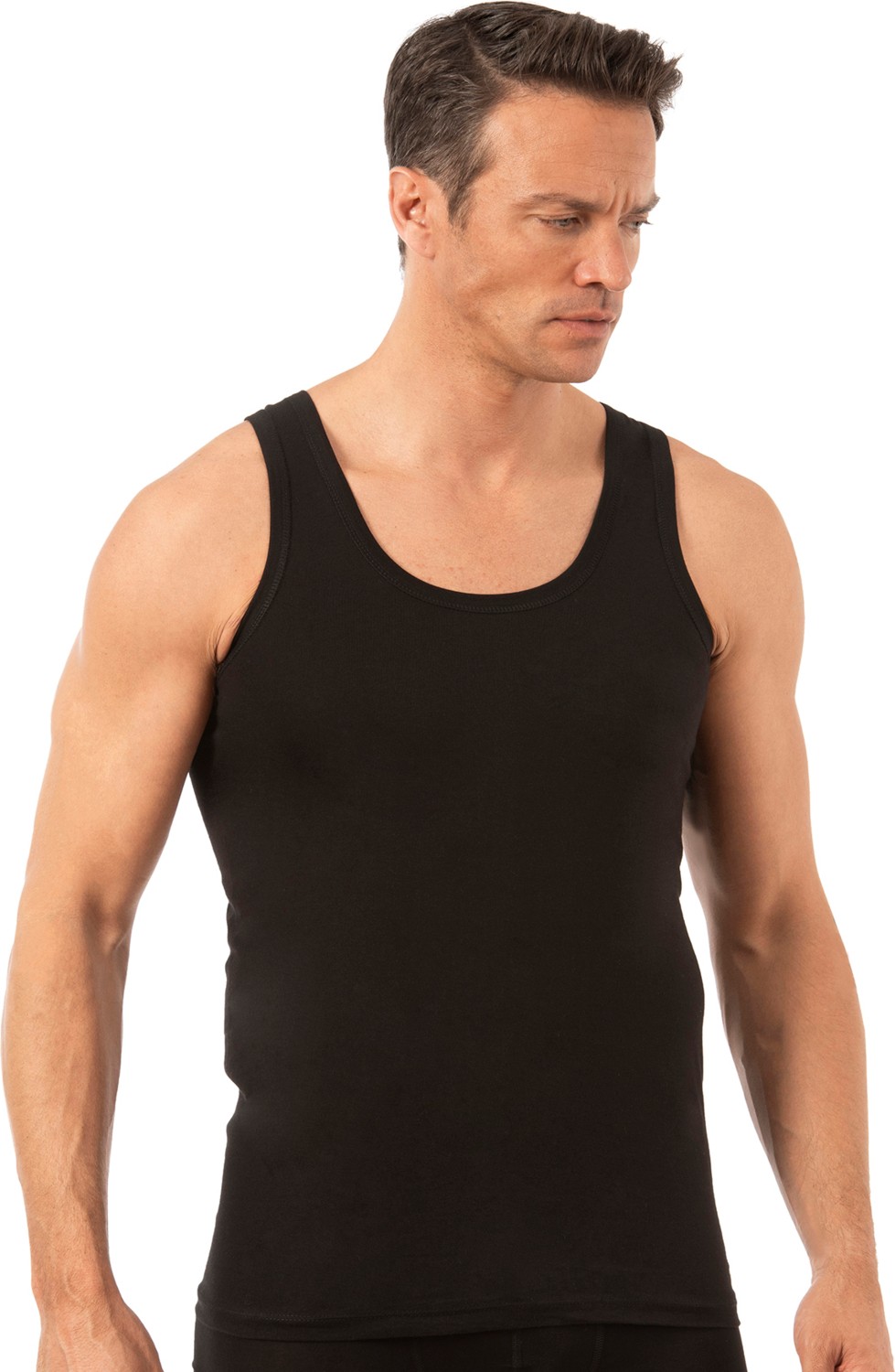 Özkan Underwear Özkan 0050 6'lı Paket Erkek %100 Pamuklu Penye Süprem Kalın Askılı Atlet görsel 5