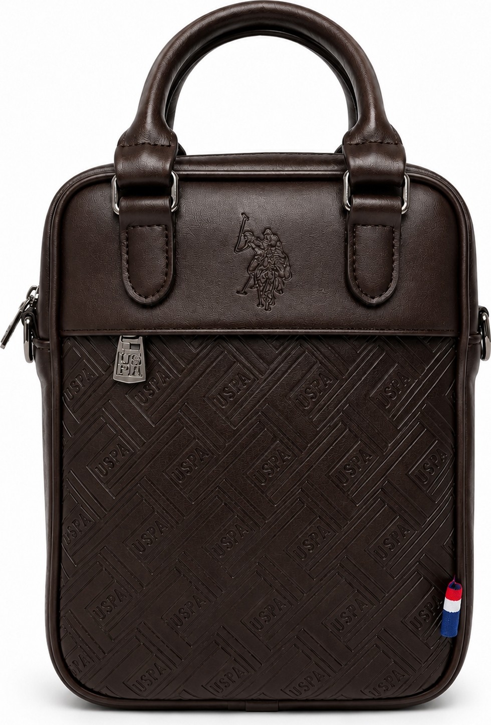 U.S. Polo Assn. Erkek Çapraz Askılı Çanta Kahverengi 26003