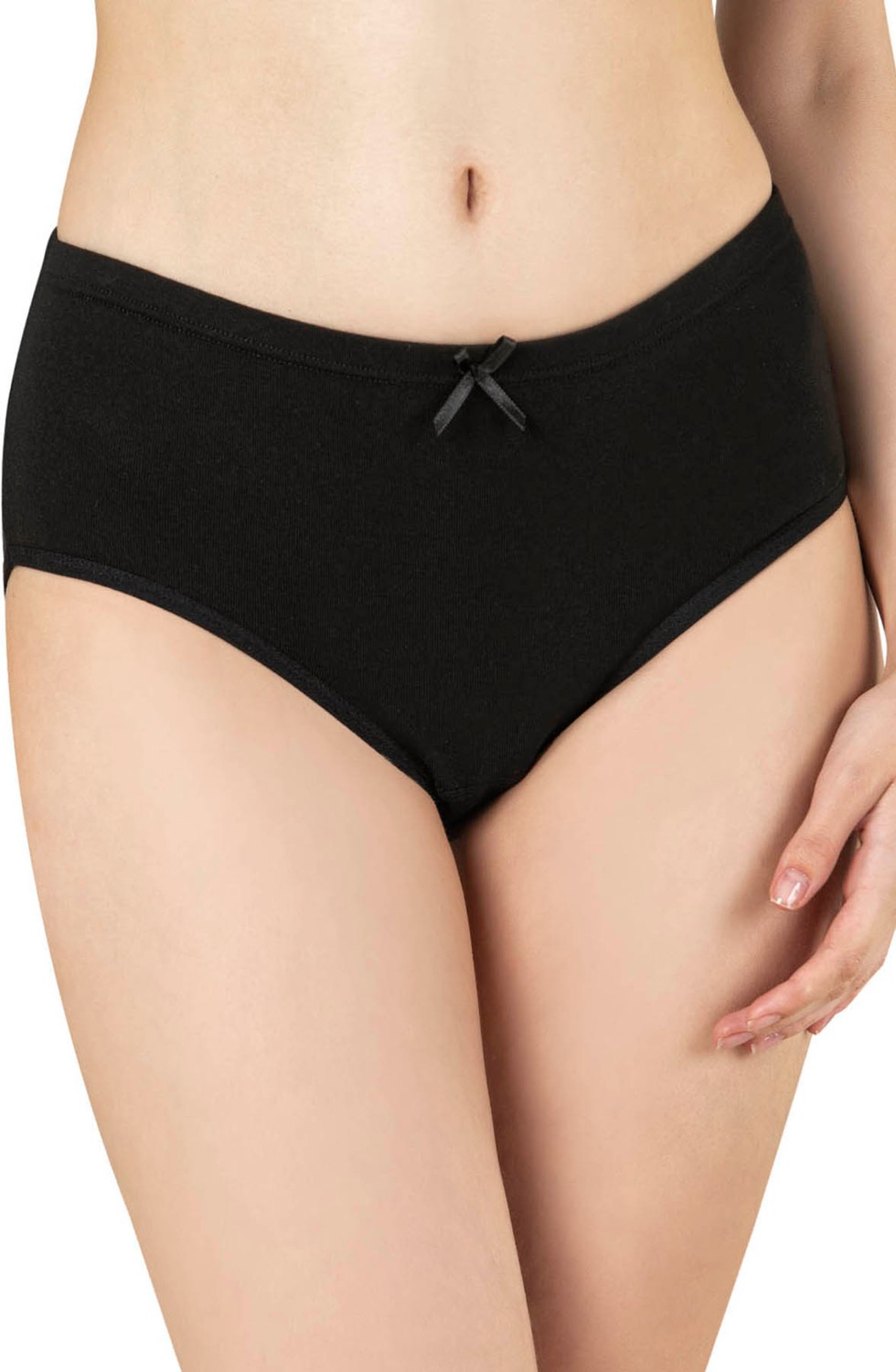Özkan Underwear Özkan 0305 Kadın Ribana Esnek Pamuklu Yüksek Bel Bato Külot görsel 5