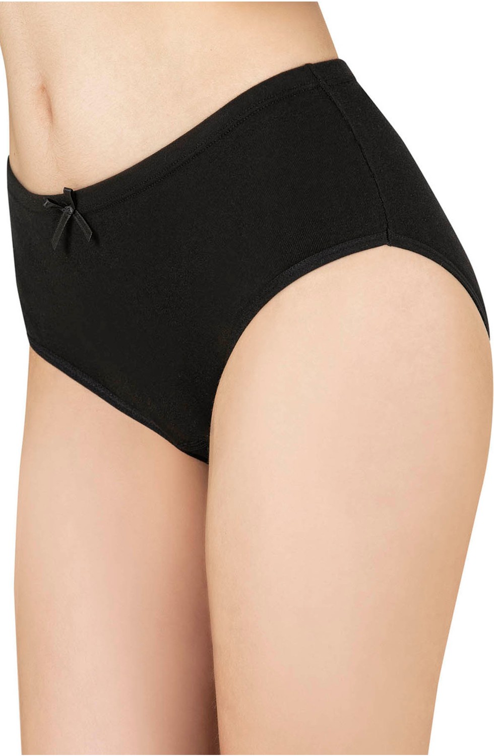 Özkan Underwear Özkan 0305 Kadın Ribana Esnek Pamuklu Yüksek Bel Bato Külot görsel 7