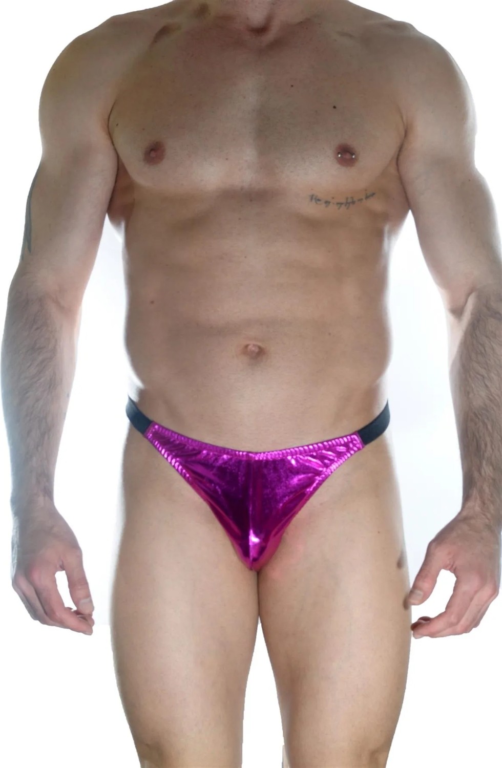 TeknoKapsül Erkek Arkası Fuşya Büzü Brazillian Slip - Renkli / Xs görsel 2