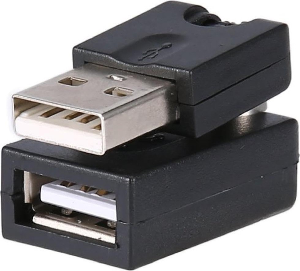 Aesco 5264 USB To Dişi Erkek 360 Derece Dönebilen Çevirici Dönüştürücü Adaptör görsel 4