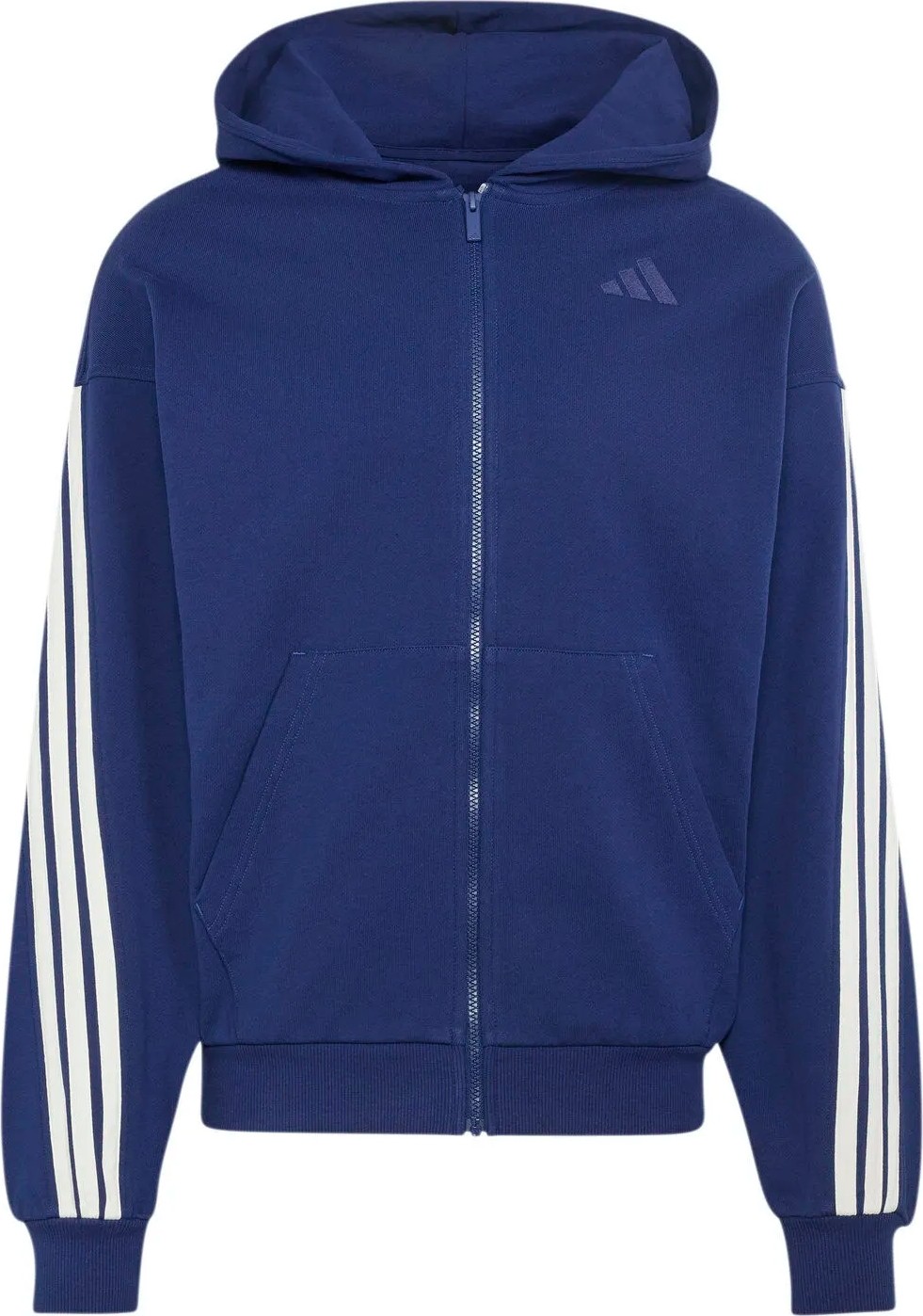 adidas KW2392 M Ak 3s Fz Mavi Erkek Zip Ceket görsel 6