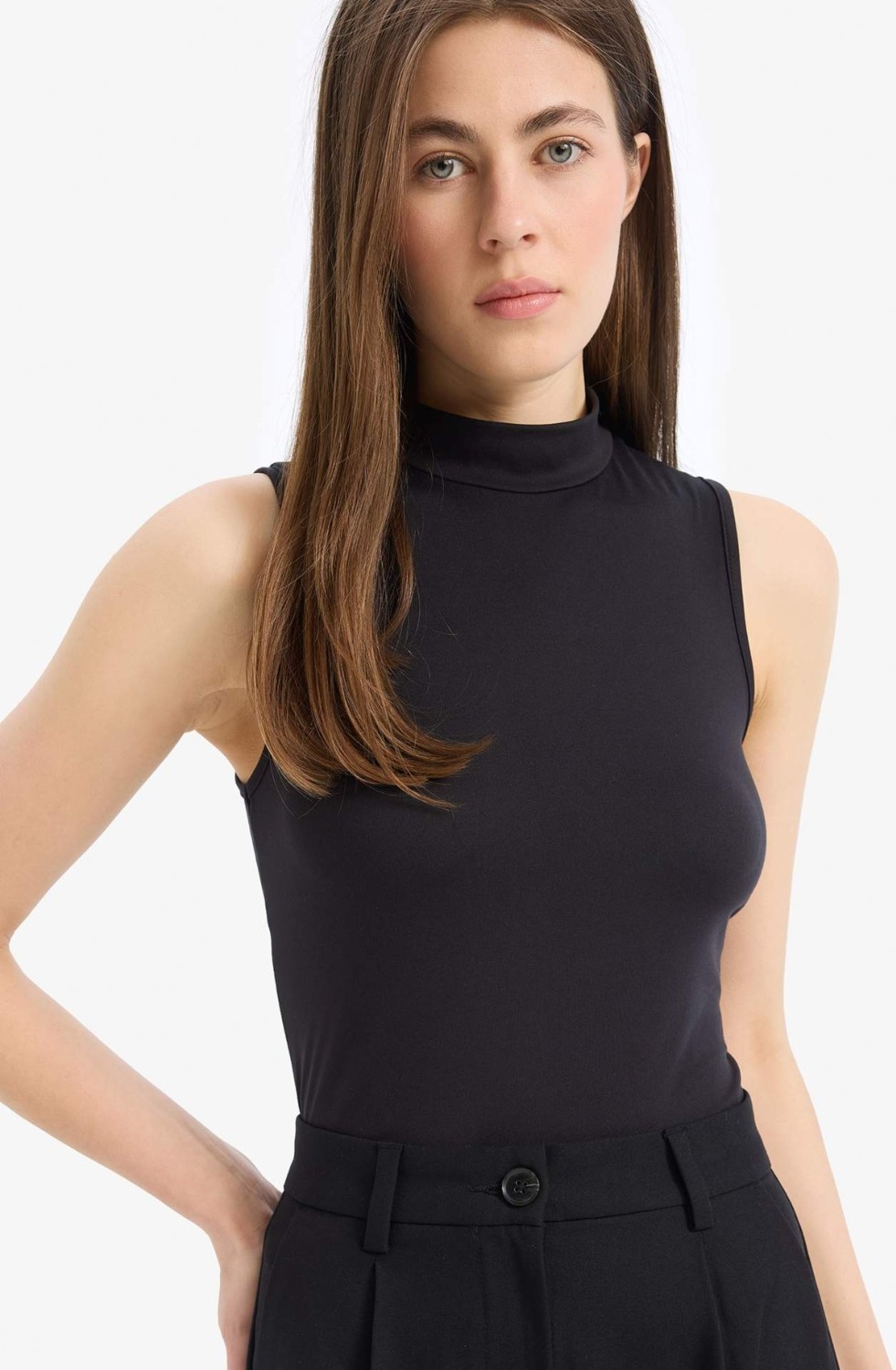 DeFacto Slim Fit Yarım Balıkçı Yaka Atlet E4677AX25SP görsel 6