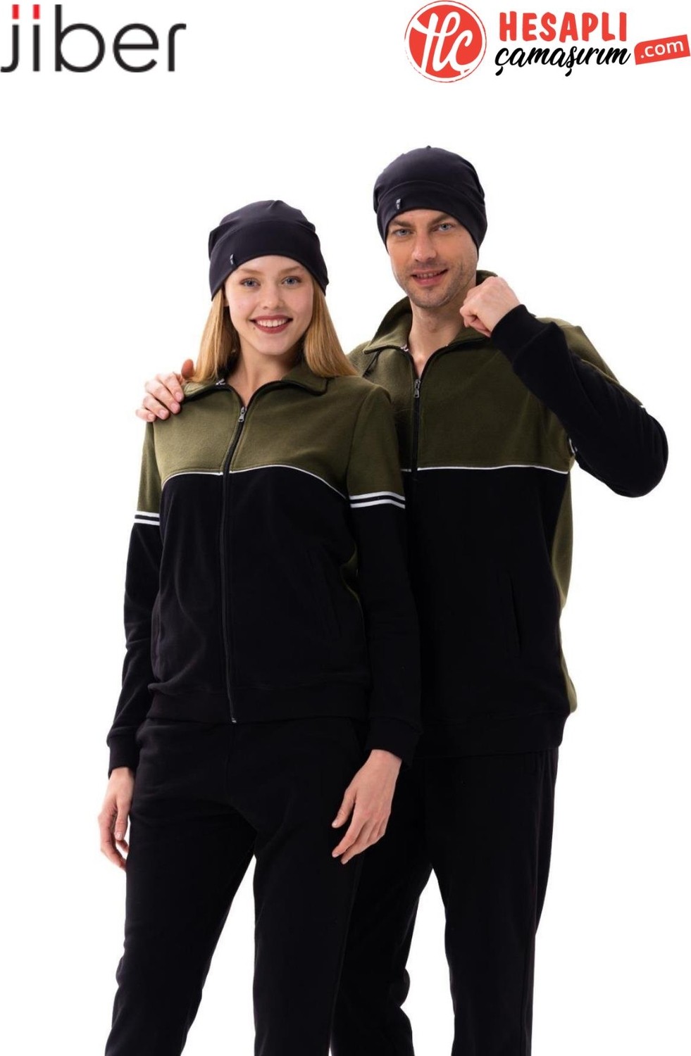Jiber Unisex Sıcak Tutan Terletmez Yumuşak Boyunluk Olabilen Termal Kumaş Bere görsel 2