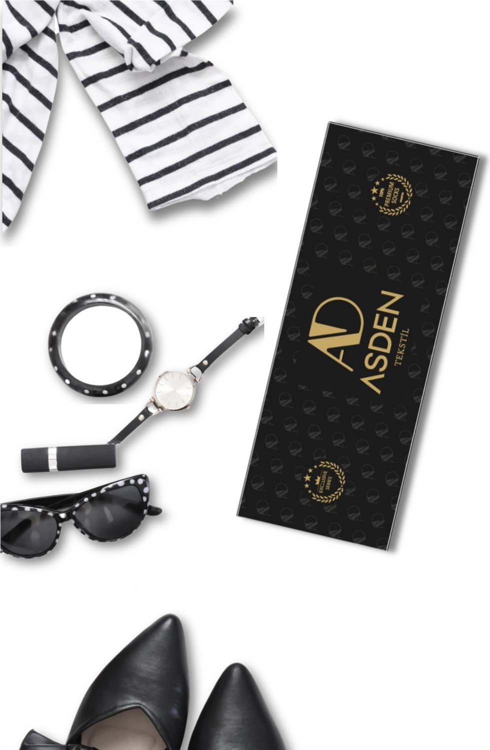 Aesco Bambu Kadın Soket Çorap Beyaz Premium 6'lı Özel Kutulu, Burun Dikişsiz, Soft Yıkamalı görsel 5