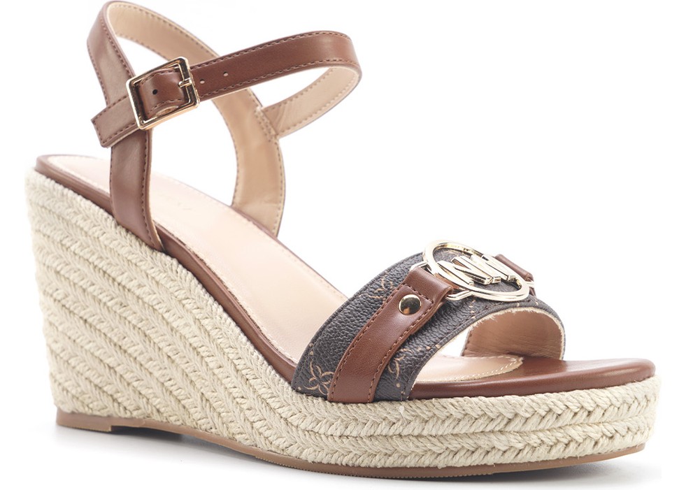 Nine West Beyaz Kadın Espadril Oprena 5fx Suni Deri Düz Dolgu Taban ile Şık Tasarım görsel 7