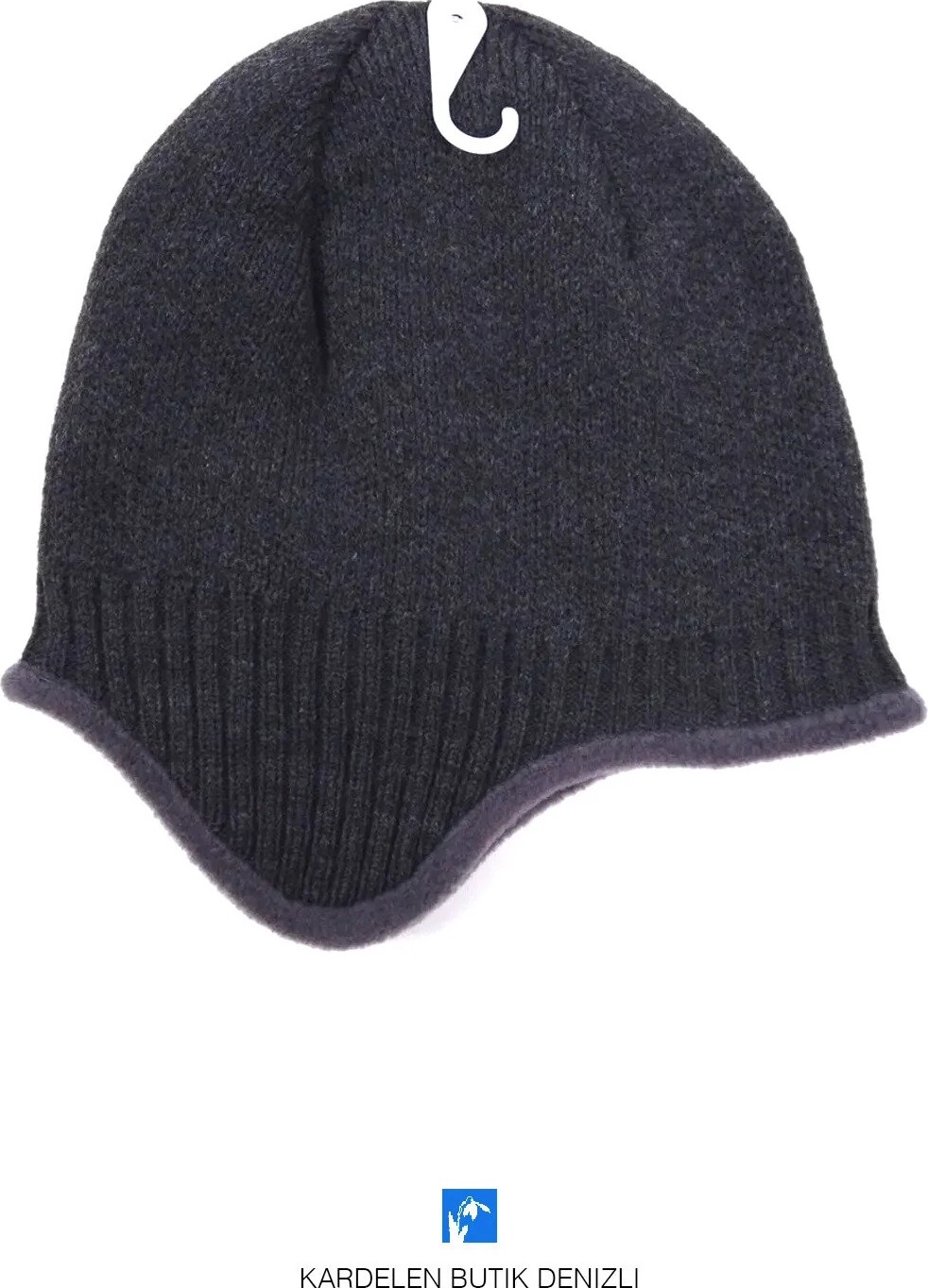 PIECE SIGNATURE Casual Içi Polarlı Kulaklı Akrilik Yün Bere ( Unisex ) görsel 4