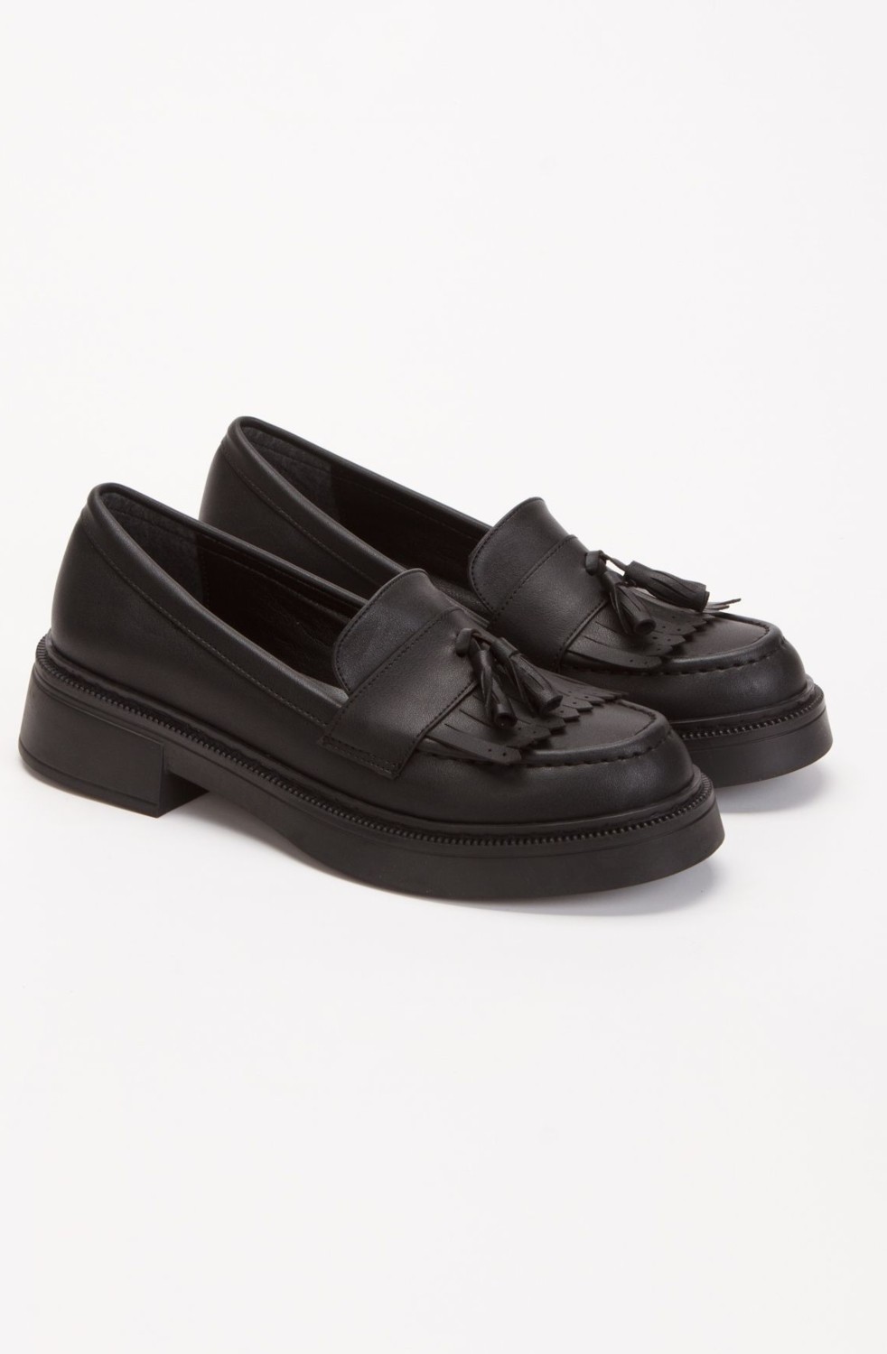 İnyola Shoes Kadın Mat Rugan Püsküllü Oxford Ayakkabı 4035