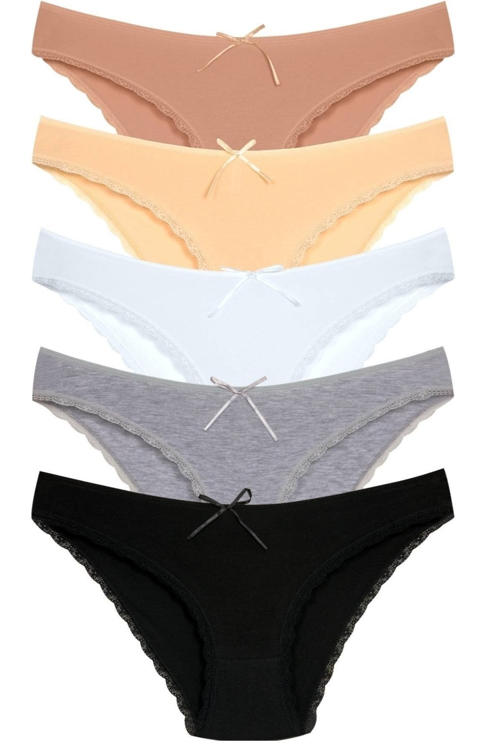 New Lilla 1101 Bikini Kadın T. Dantelli Külot Paketi görsel 2