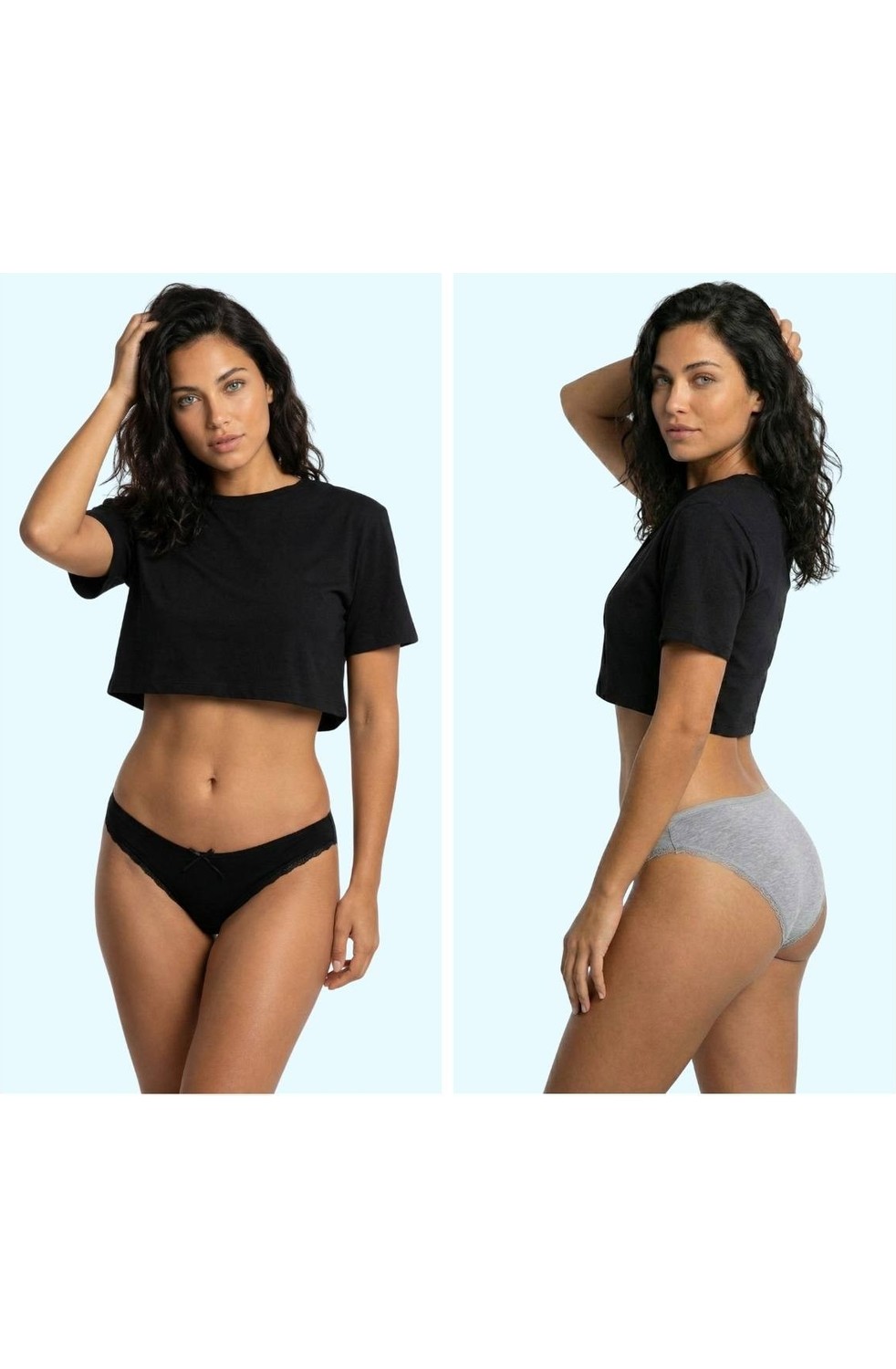 New Lilla 1101 Bikini Kadın T. Dantelli Külot Paketi görsel 4