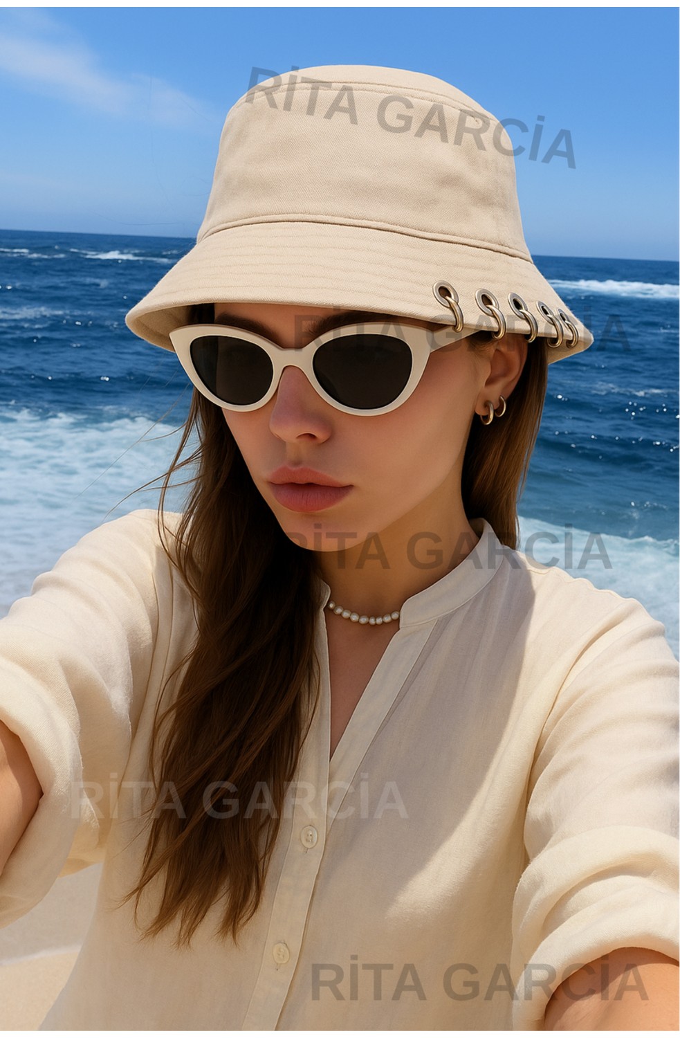 Elif İç Giyim Çengelli Piercingli Kova Bucket Şapka görsel 8