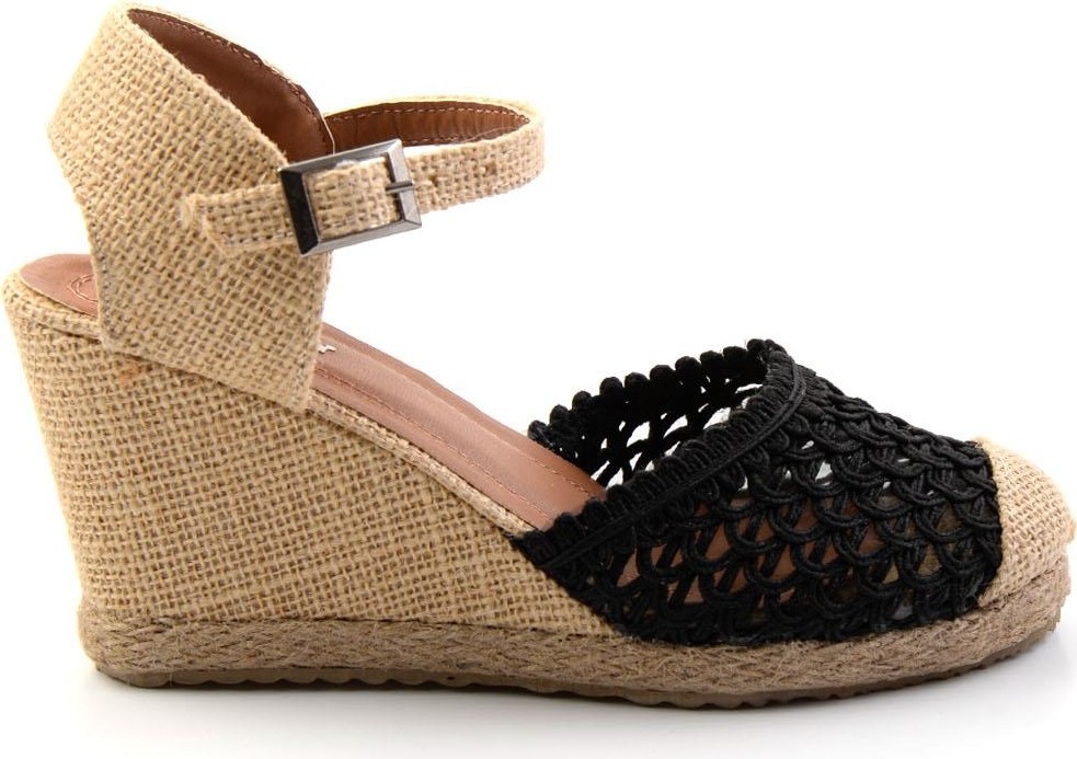 Bambi Siyah Kadın Espadril K01874414028