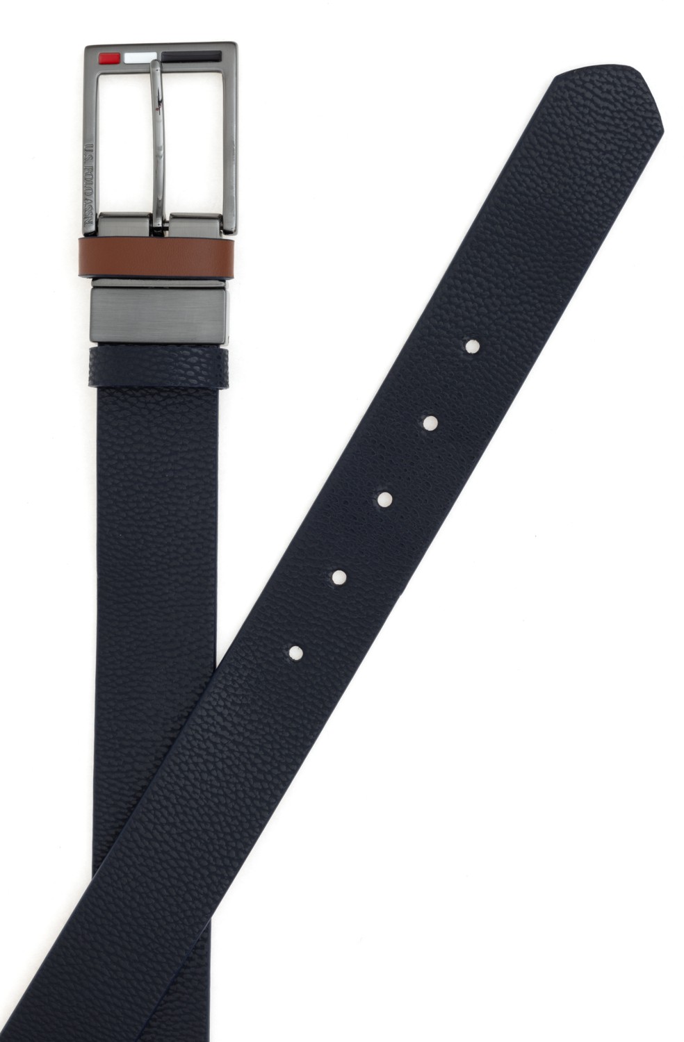 U.S. Polo Assn. Erkek Lacivert Çift Taraflı Kemer 50304735-VR033