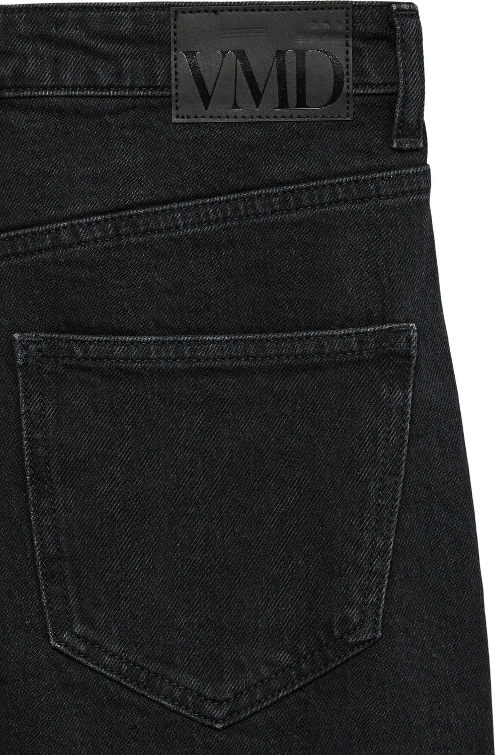 Vero Moda Siyah Kadın Geniş Fit Denim Pantolon Vmtessa Hr Wıde Jeans RA221 Ga görsel 2
