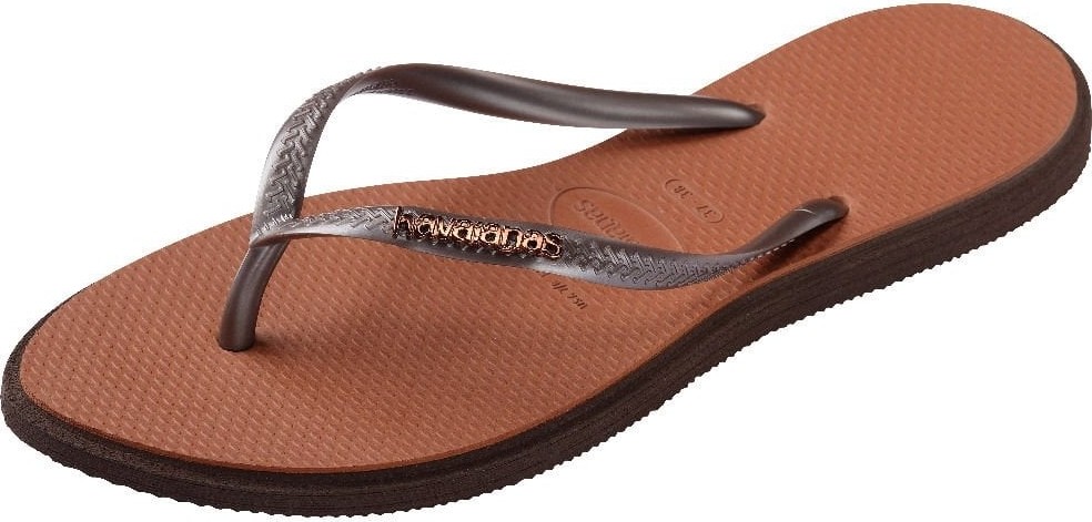 Havaianas Slim Point Dark Brown Kadın Terlik 41-42 görsel 4