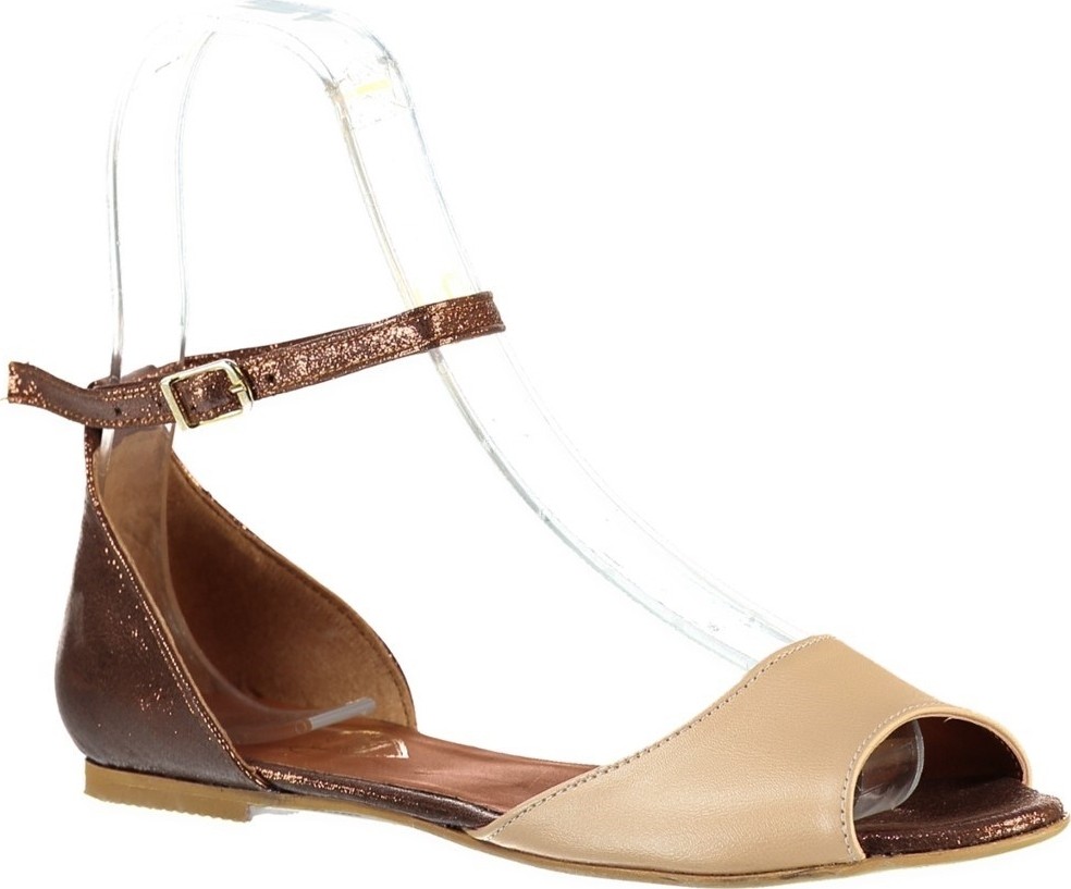 Fox Shoes Ten/Bakır Kadın Sandalet B726555009 görsel 2