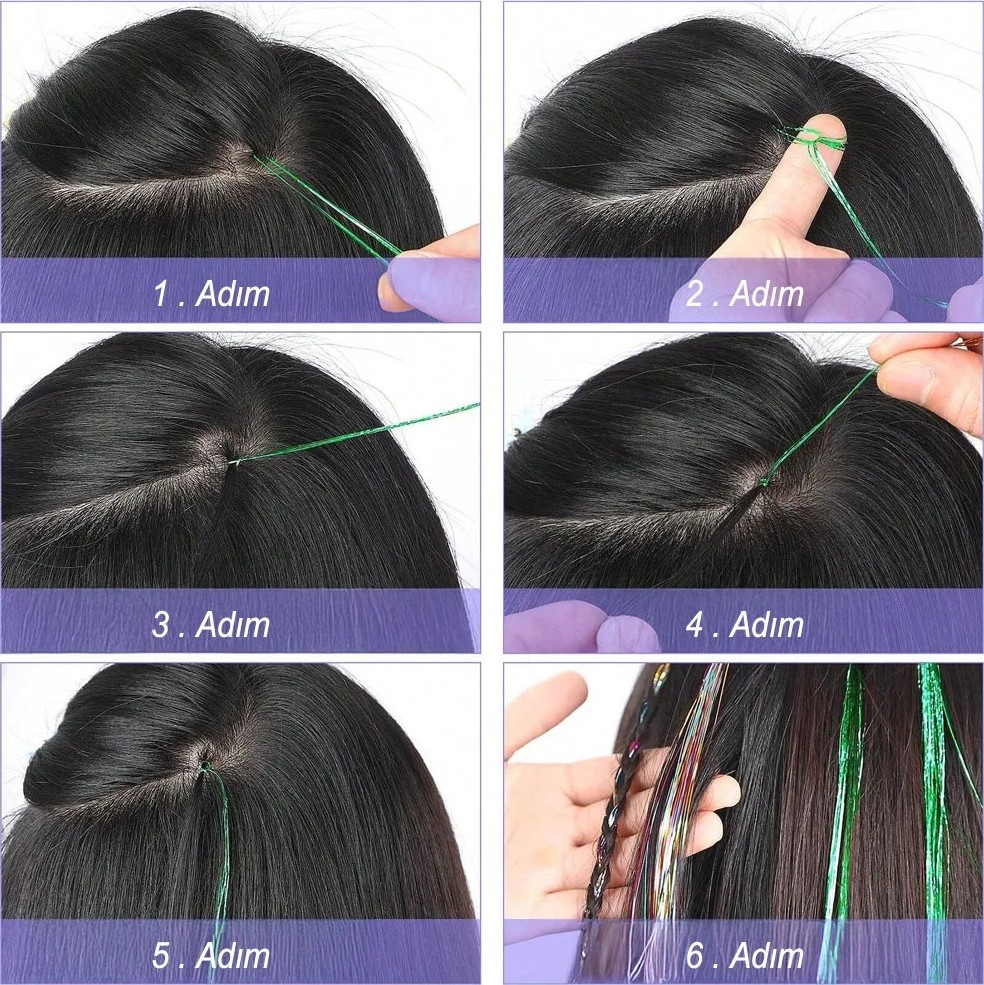 Renas Store Hair Tinsel Simi / HT19 görsel 3