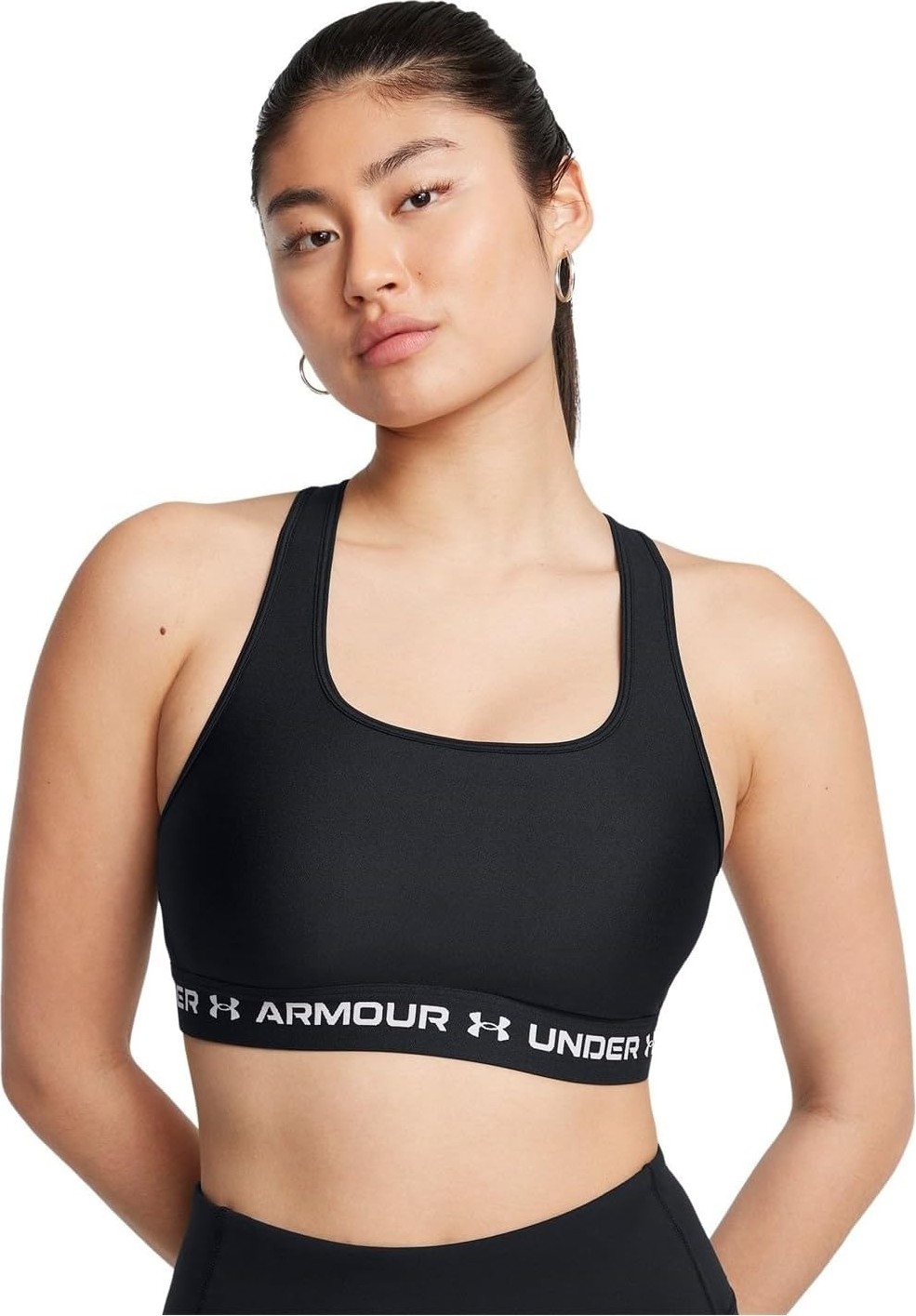 Crossback Mid Bra Kadın Siyah Antrenman Sporcu Sütyeni 1361034-006 görsel 4