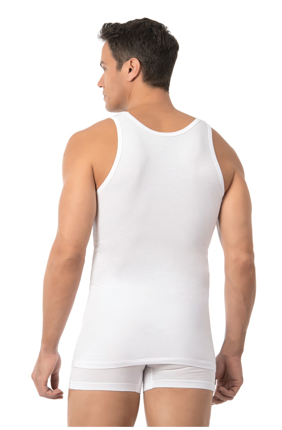 Özkan Underwear Özkan 10852 5'li Paket Erkek Premium Kumaş Pamuklu Modal Esnek Rahat Kalın Askılı Atlet görsel 8