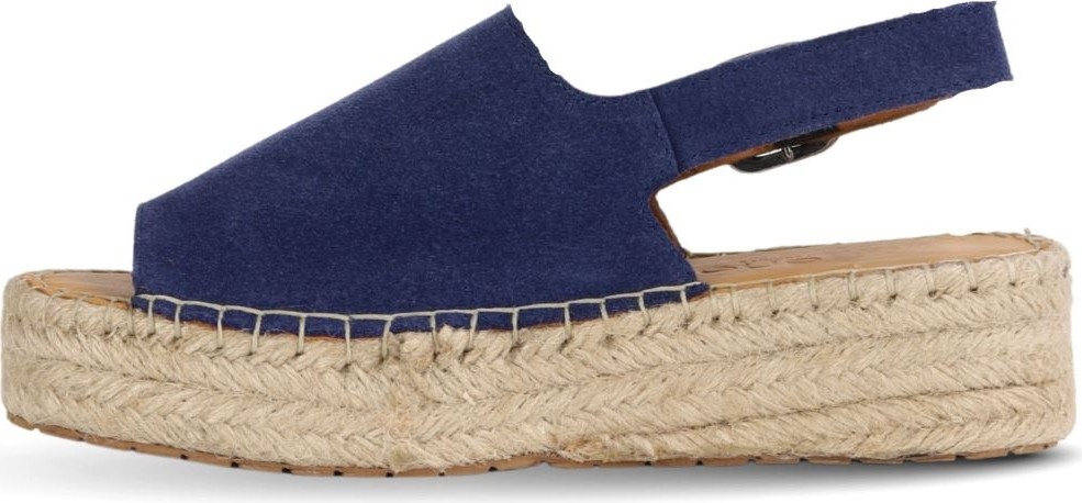 Bueno Shoes Lacivert Süet Kadın Düz Sandalet 14WS72500 14WS72500 görsel 3