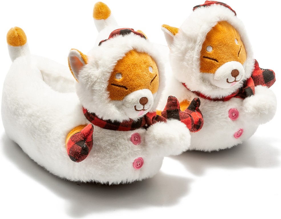 Twigy Eskimo Kadın,Garson Boy Hayvanlı Panduf Beyaz 36/41 görsel 3