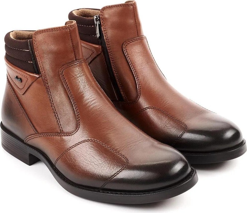 Forelli 31664 Taba Deri Erkek Comfort Bot Yumuşak Deri ve Anatomik Taban ile 40 Numara görsel 6