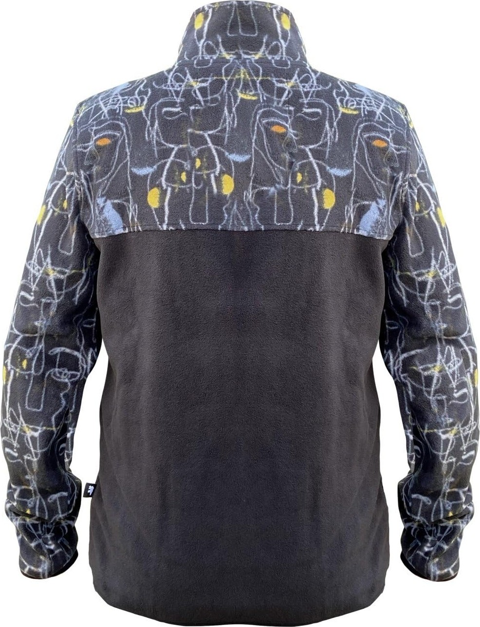 Die Grup Bad Bear Face Si̇yah Fermuarlı Erkek Polar,siyah Xl görsel 2