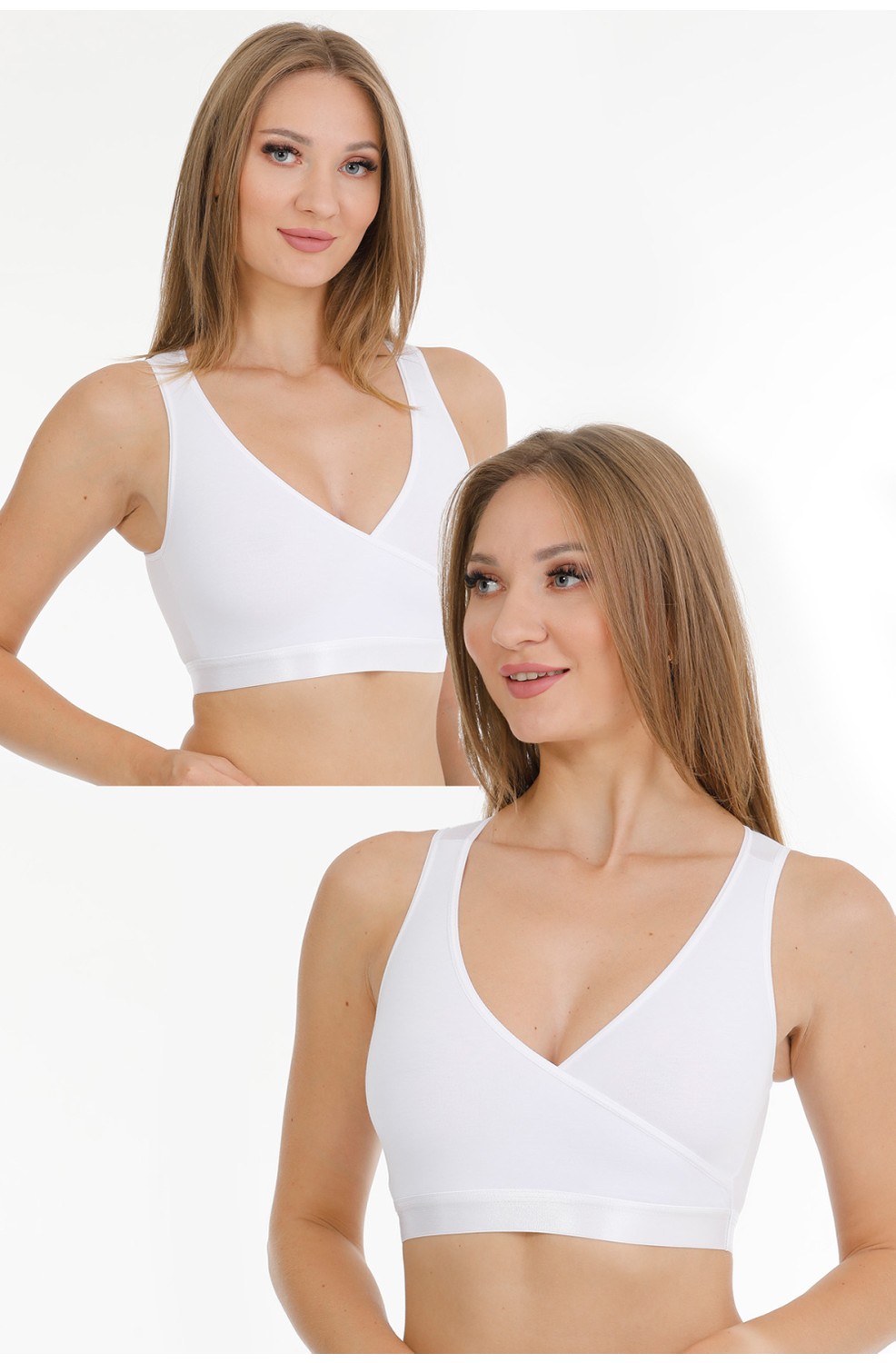 Parlingerie Emzirme Sporcu Büstiyeri 2li Set Siyah-Siyah görsel 8