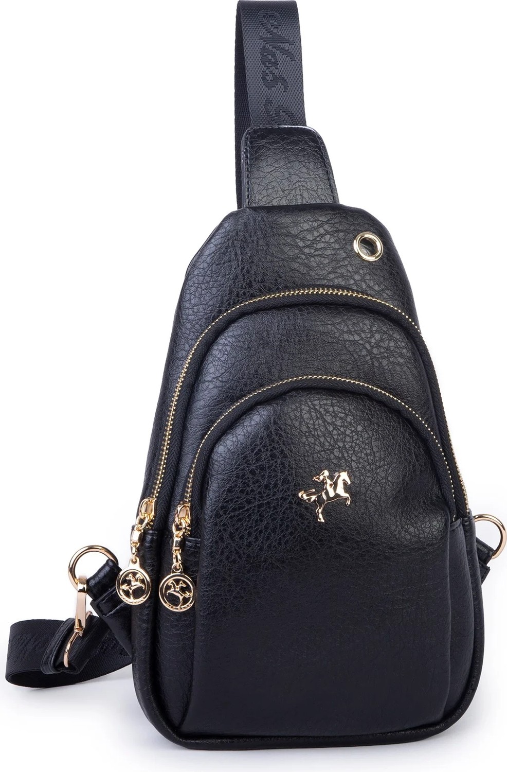 Nas Bag Kadın Crossbody Bag Bel ve Body Bag Siyah Victoria
