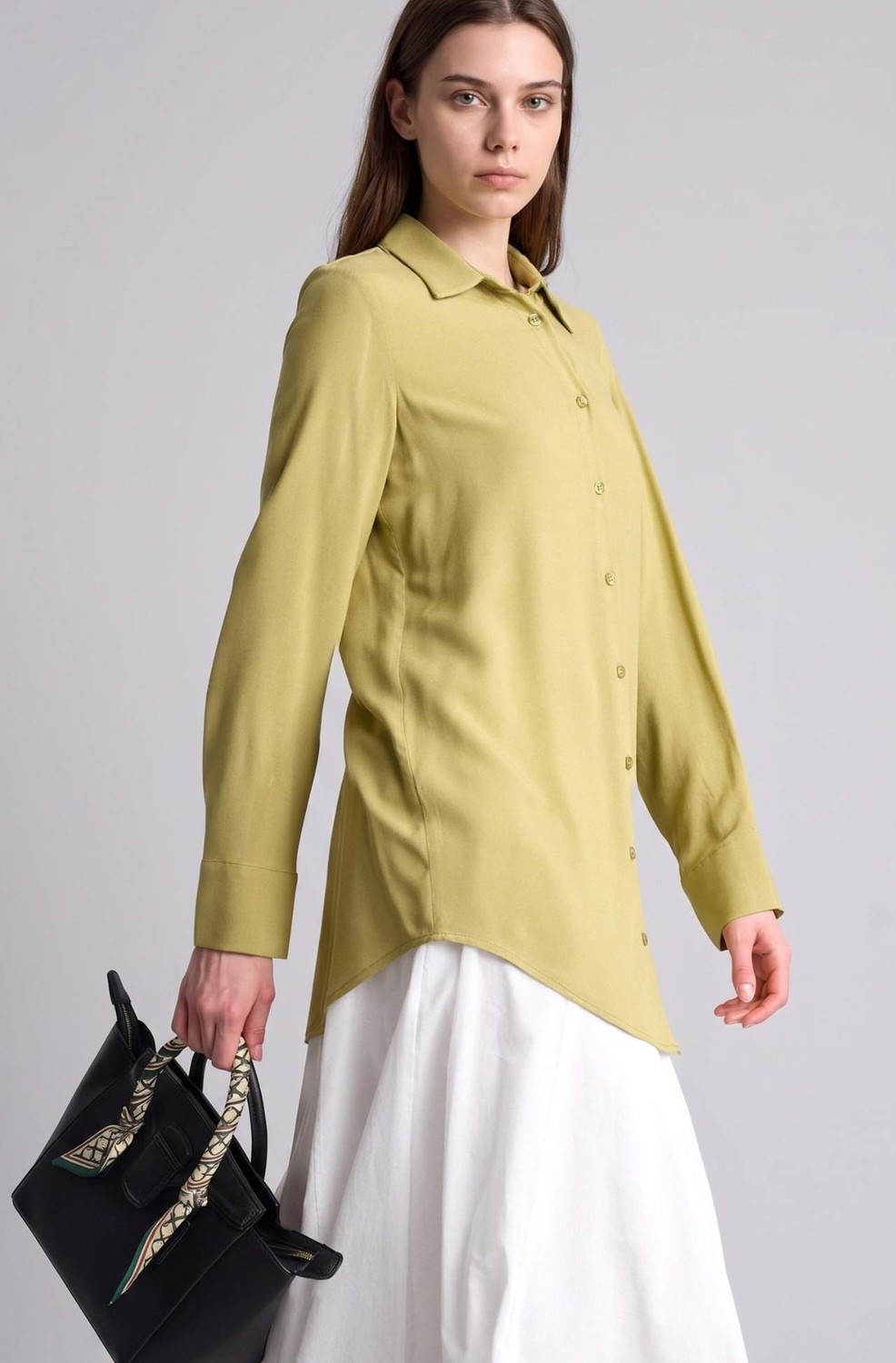 DeFacto Regular Fit Basic Uzun Kollu Tesettür Gömlek Tunik Z3538AZ26SP