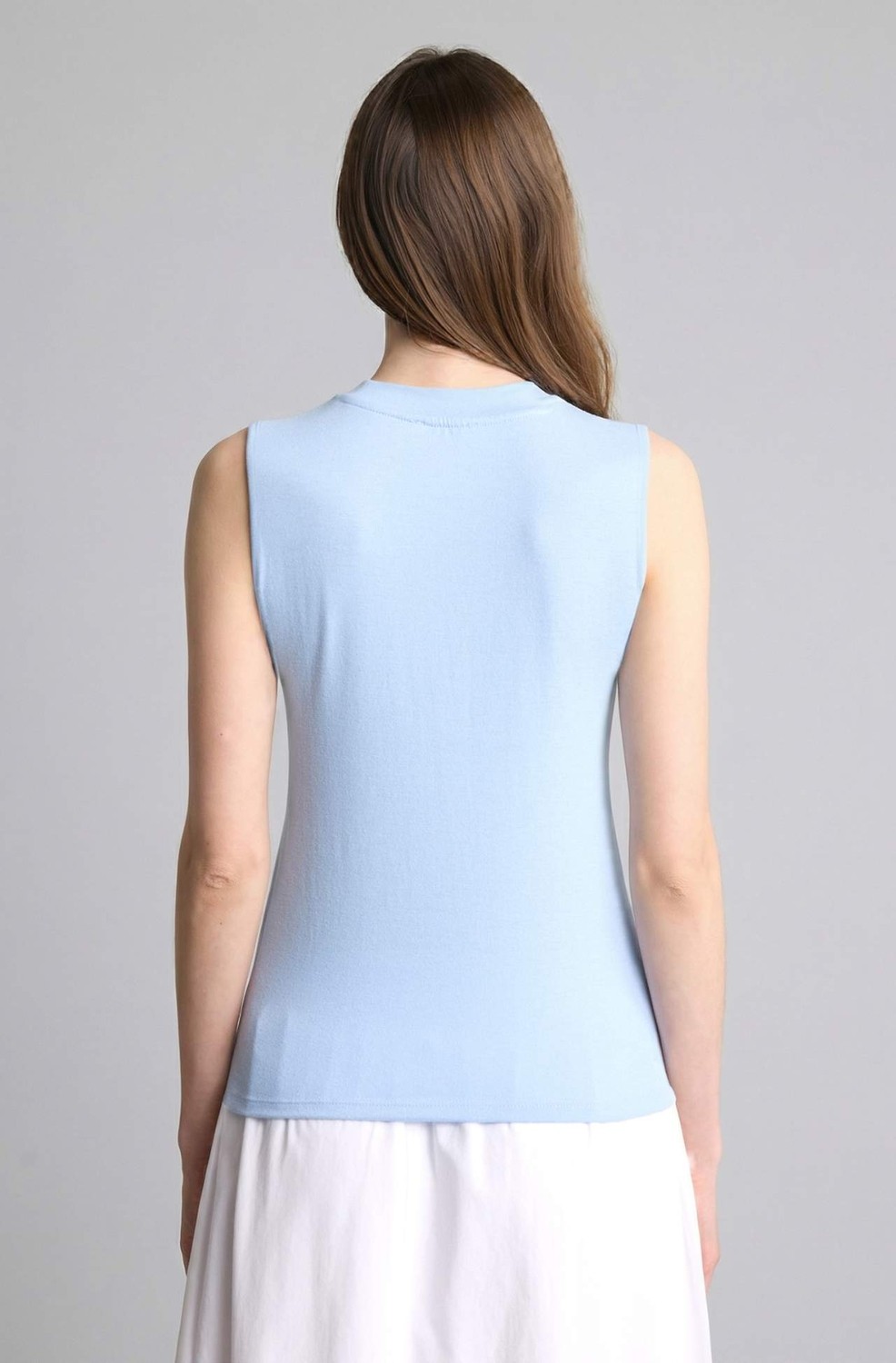 DeFacto Slim Fit Yarım Balıkçı Yaka Kısa Kollu Tunik H7684AX26SM görsel 4