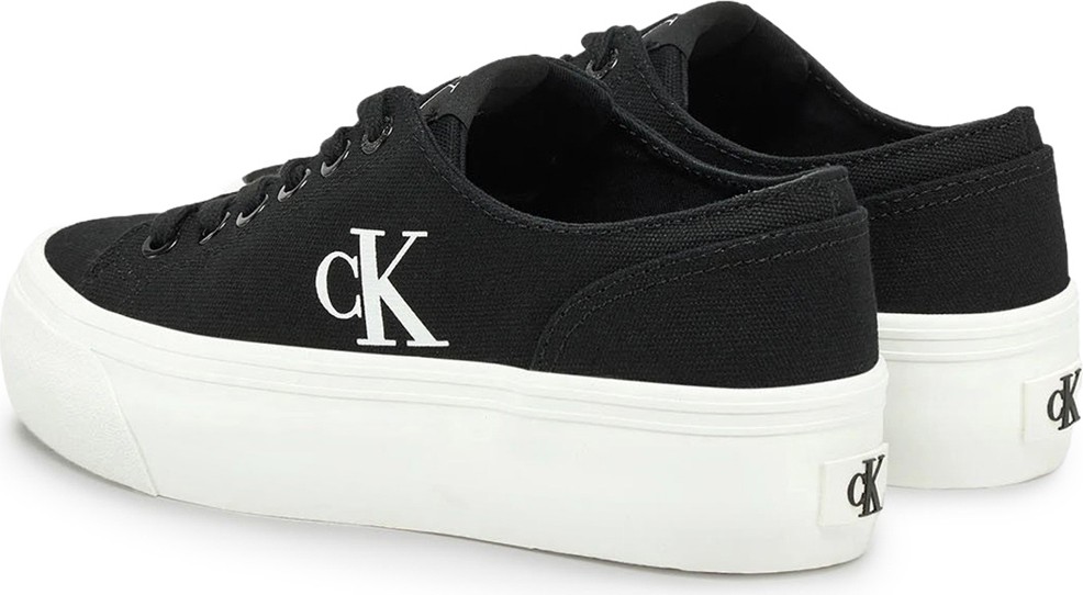 Calvin Klein Pamuk Karışımlı Kanvas Ayakkabı YW0YW017630GM Bayan Ayakkabı YW0YW01763 0gm görsel 8