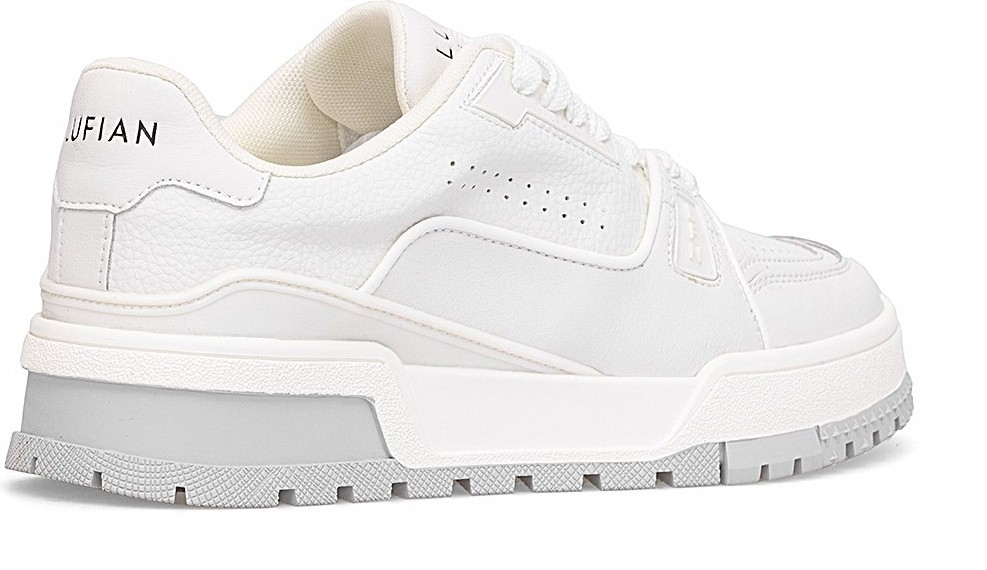 Lufian Albert Erkek Deri Sneaker Ayakkabı Beyaz görsel 4
