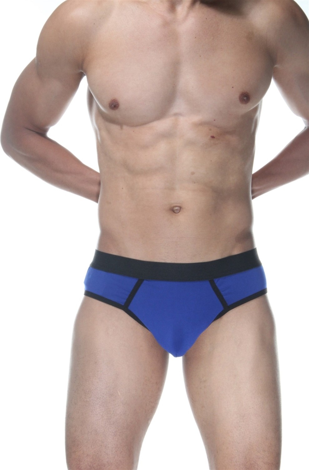Marsilyan Mavi Jockstrap Fantezi Iç Giyim görsel 3