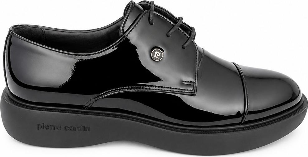 Pierre Cardin 70915 Erkek Klasik Siyah Rugan Damatlık Ayakkabı görsel 2