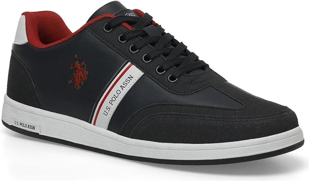 U.S. Polo Assn. Kares Wt 1pr Siyah Erkek Sneaker Ayakkabı görsel 7