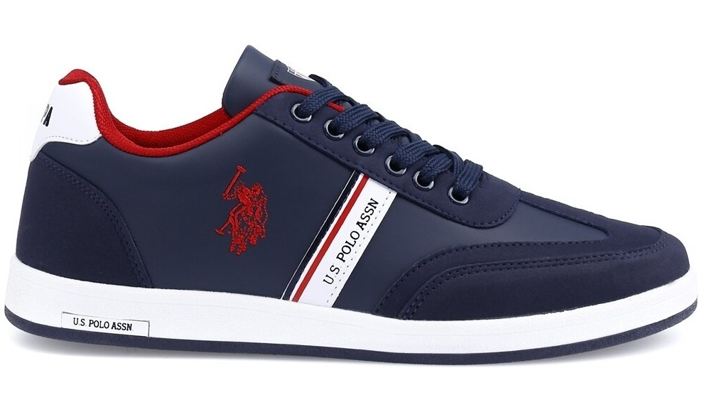 U.S. Polo Assn. Kares Wt 1pr Siyah Erkek Sneaker Ayakkabı görsel 5