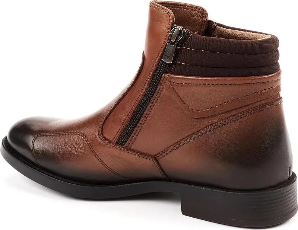 Forelli 31664 Taba Deri Erkek Comfort Bot Yumuşak Deri ve Anatomik Taban ile 40 Numara görsel 5
