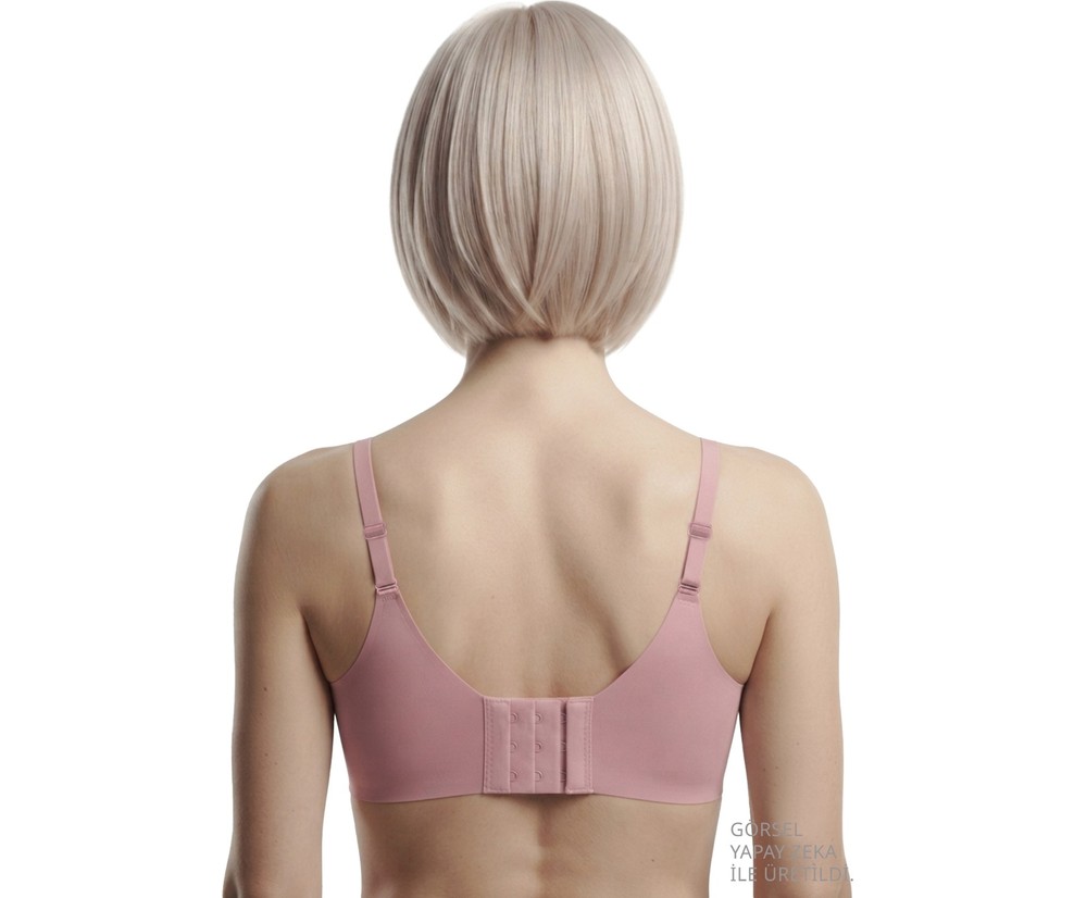Cottonhill Seamless Bra - Eloria | Lazer Kesim Dikişsiz Balensiz Iz Bırakmayan Tül Detaylı Sütyen 3'lü Paket görsel 5