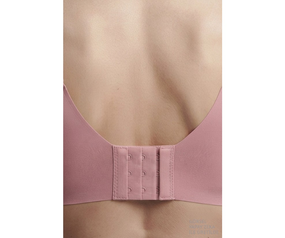 Cottonhill Seamless Bra - Eloria | Lazer Kesim Dikişsiz Balensiz Iz Bırakmayan Tül Detaylı Sütyen 3'lü Paket görsel 7