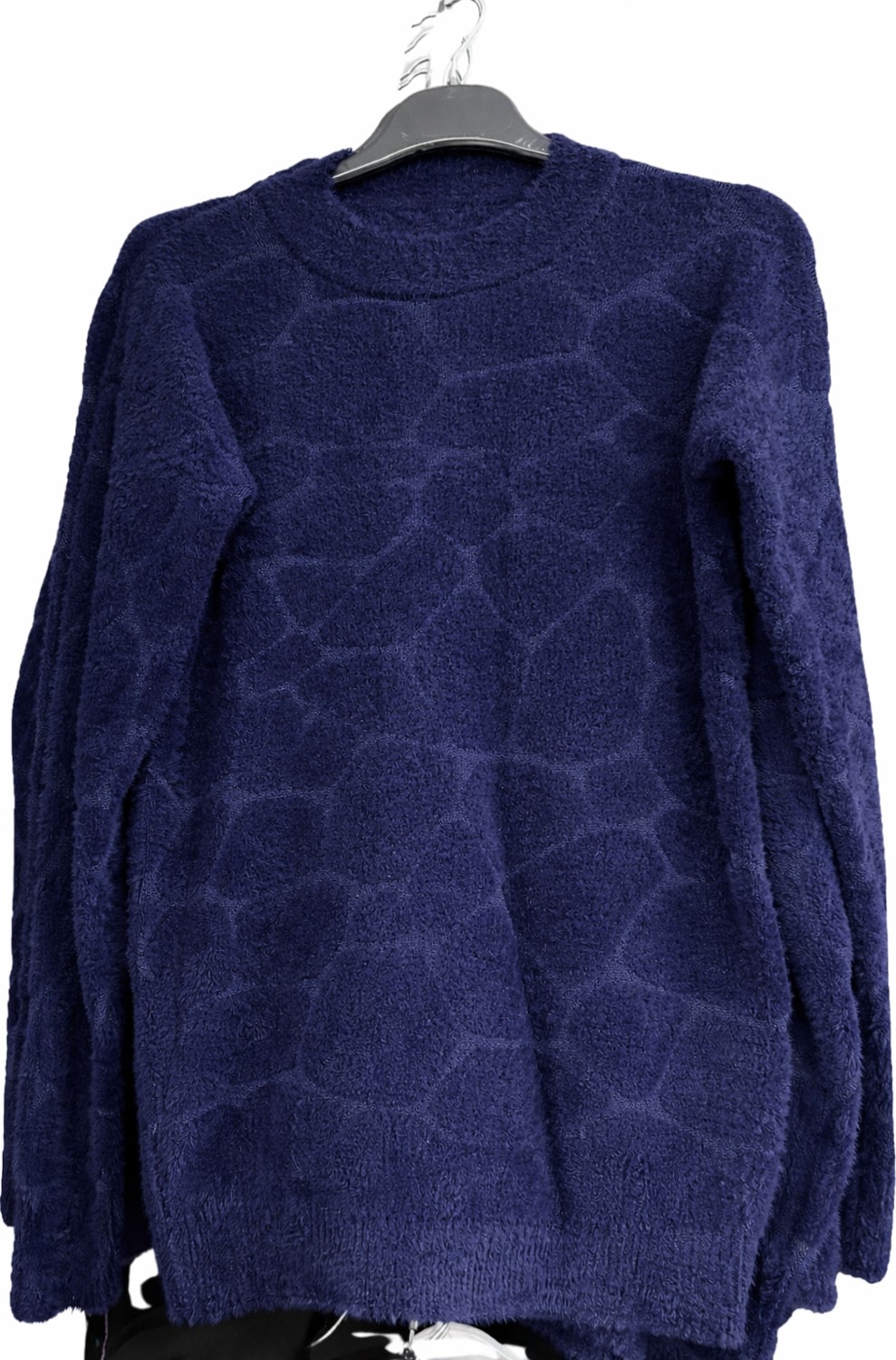 Tesettür Diyarı Cozy Dokulu Tesettür Kazak- Lacivert Standart (36-38-40 Uyumlu) görsel 2