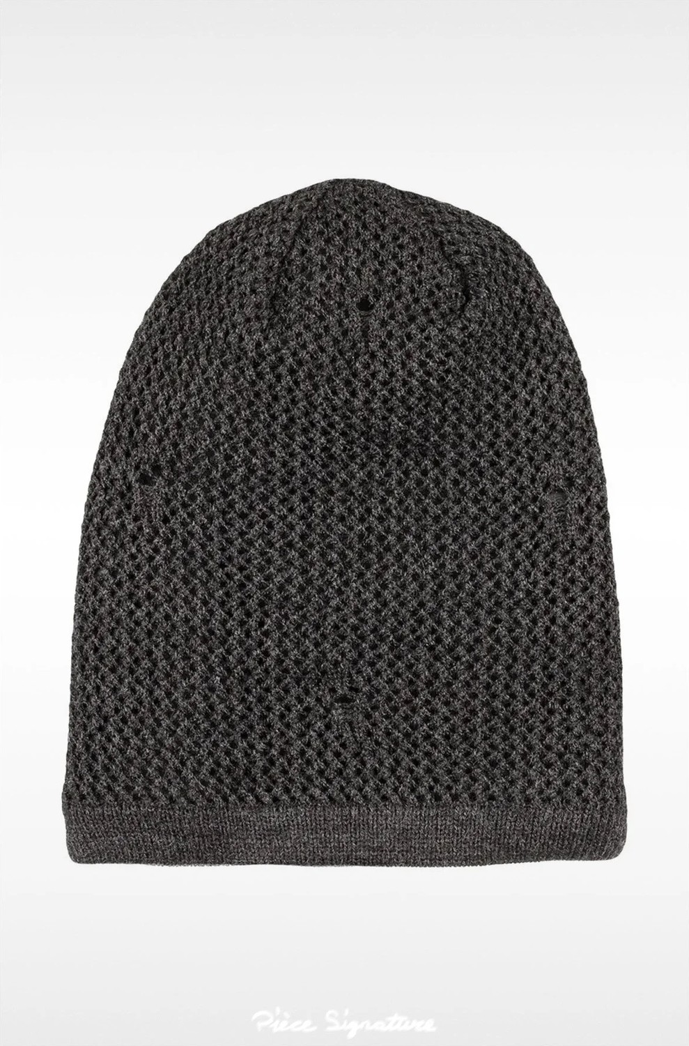 PIECE SIGNATURE Baggy Kayak Beresi, Polar Astarlı ( Yırtık Örgülü ) ( Unisex ) görsel 4