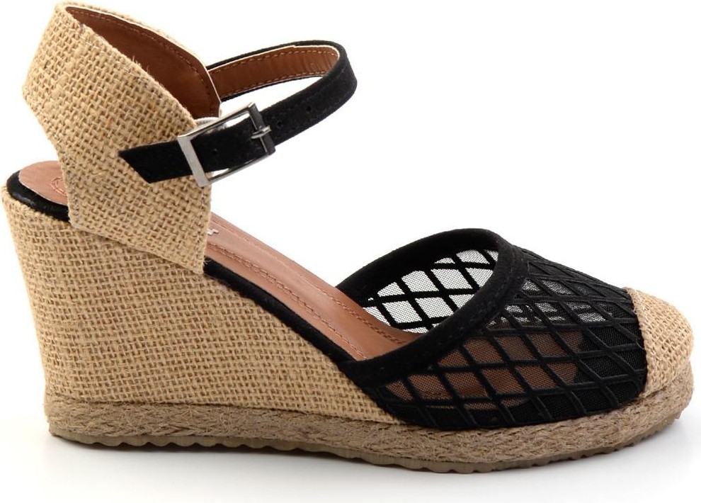 Bambi Siyah Kadın Espadril K01874414528
